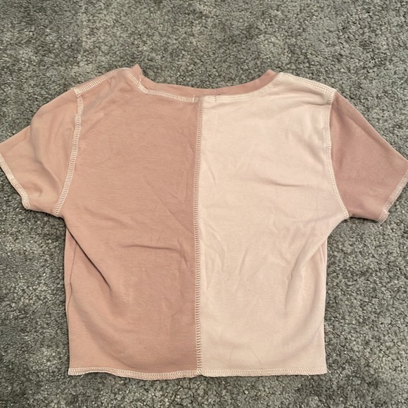 Garage colour-block cropped tee - Picture 3 of 3